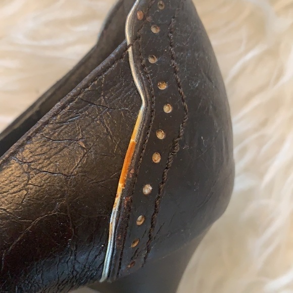 Aeya By San Women’s Beautiful Brown High Heel Shoes Size 39 EU - Picture 5 of 12